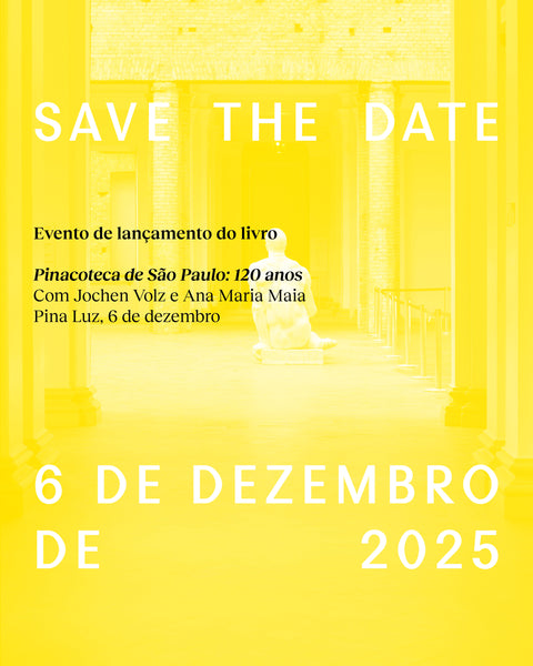Save the date: Lançamento de livro na Pinacoteca de São Paulo