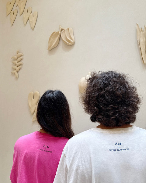 Arte como prática cotidiana: collab entre Act Arte e Cris Barros