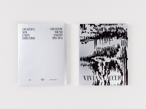 Capa e contracapa do livro Vivian Caccuri Criaturas som e seus espectros