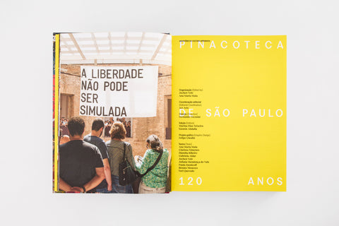 Ficha técnica do livro "Pinacoteca de São Paulo – 120 anos"